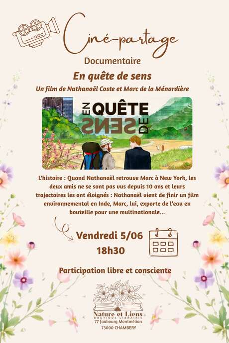 Ciné-partage "En quête de sens"