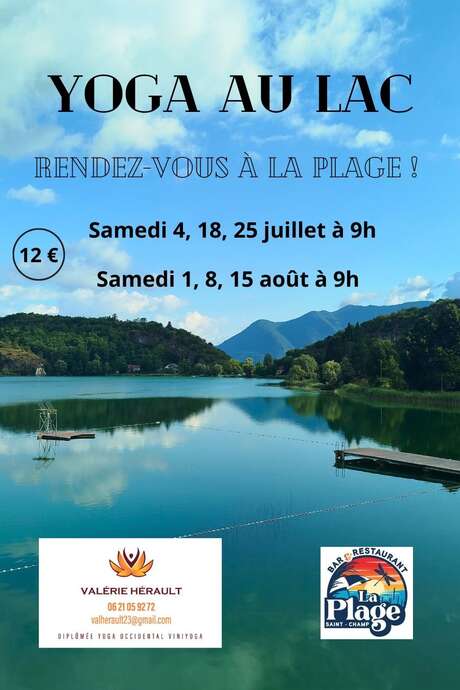 Yoga d'été au Lac de Barterand