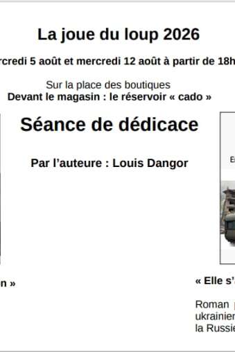 Séance de dédicace avec Louis Dangor à Réservoir Cado