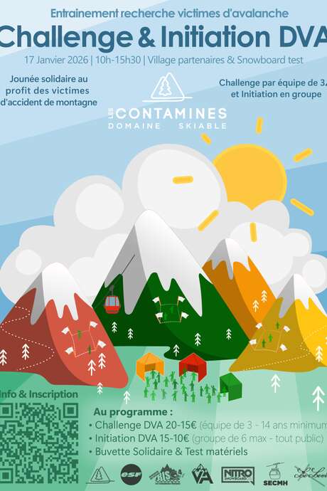 Challenge et initiation DVA sur le domaine skiable