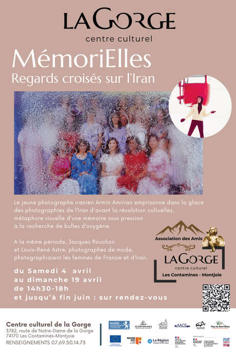 Exposition "MémoriElles - Regards croisés sur l'Iran" au Centre Culturel de la Gorge