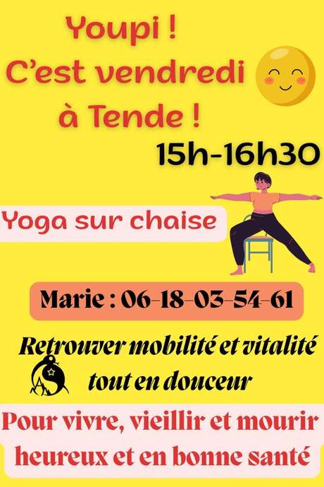 Yoga sur chaise