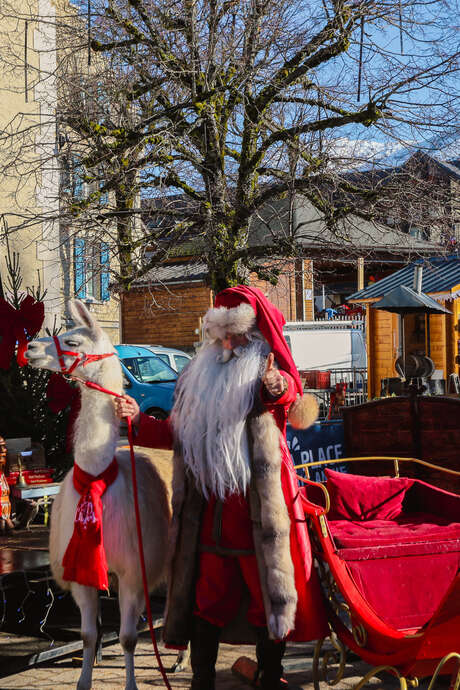 Ankunft von Santa Claus