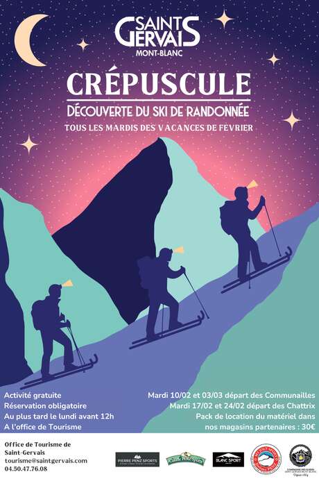 Animation: Twilight - Discover ski touring