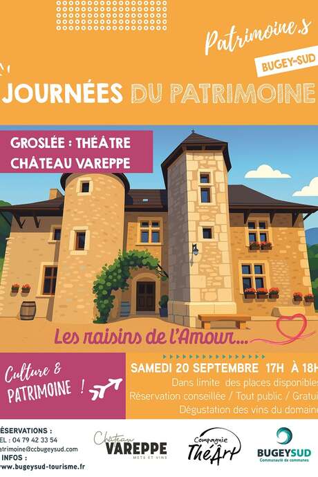 Théâtre au Château de Vareppe : les raisons de l'amour