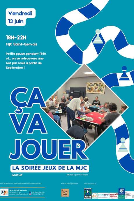 MJC - Ça va jouer, la soirée jeux de la MJC