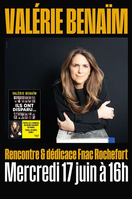 Meet-and-greet and book signing with Valérie BENAÏM at FNAC Rochefort