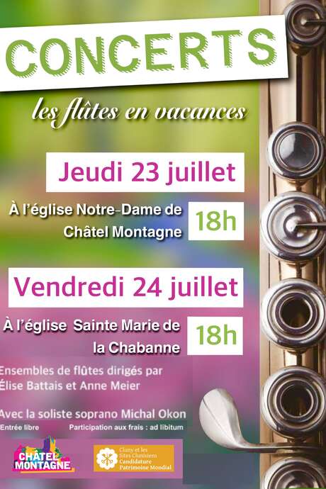 Concert Les flûtes en vacances
