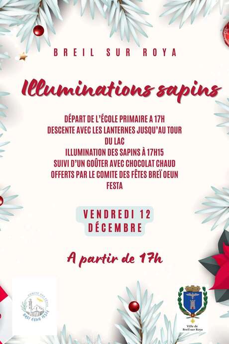 Illumination des sapins