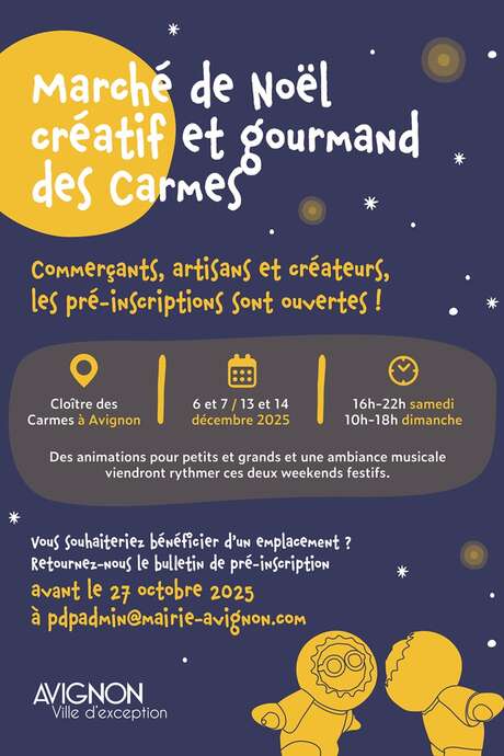 Kreativer und leckerer Weihnachtsmarkt in Les Carmes Kreativer und leckerer Weihnachtsmarkt in Les Carmes