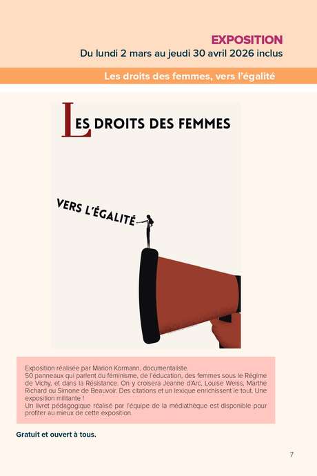 Les droits des femmes, vers l'égalité