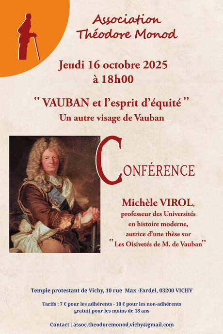 Conférence "Vauban et l'esprit d'équité" Conférence "Vauban et l'esprit d'équité"