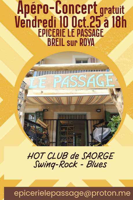 Apéro-Concert avec le Hot Club de Saorge