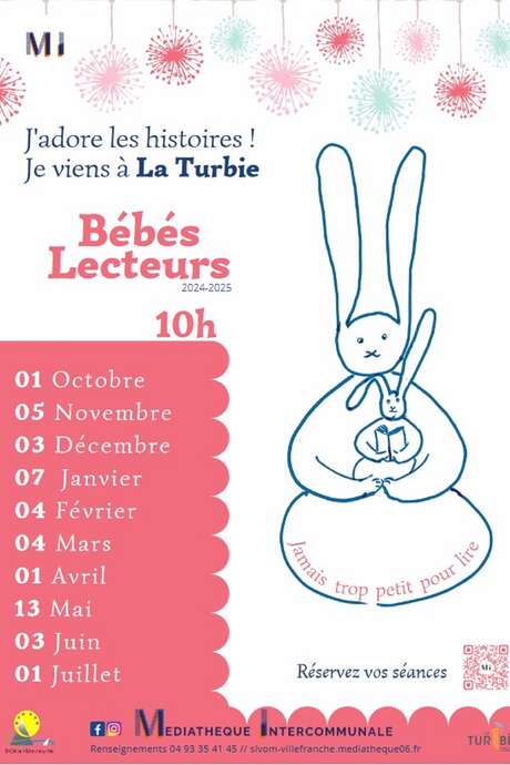 Les ateliers "Bébés Lecteurs" de La Turbie