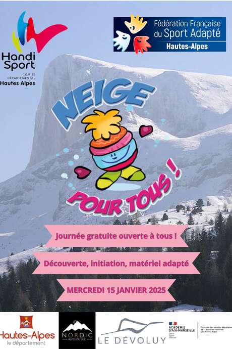 Journée neige pour tous - handisport