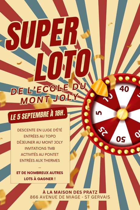 Super Loto de l'Ecole du Mont Joly