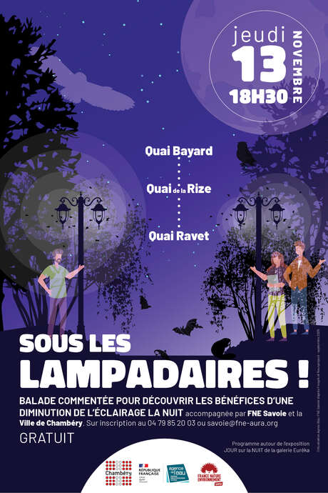 Sous les lampadaires ! les effets positifs de la diminution de la lumière la nuit