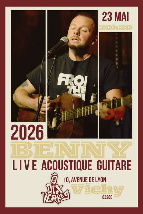 Concert Guitare Voix : BENNY solo