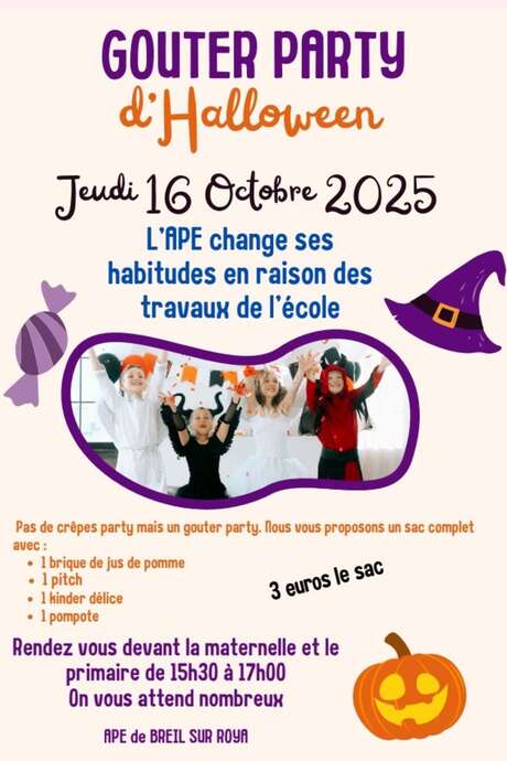 Goûter party d'Halloween