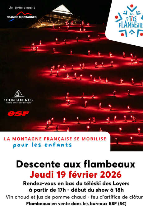 Les p'tits Flambeaux : descente aux flambeaux solidaire