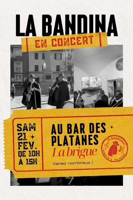Concert La Bandina, Bar des Platanes