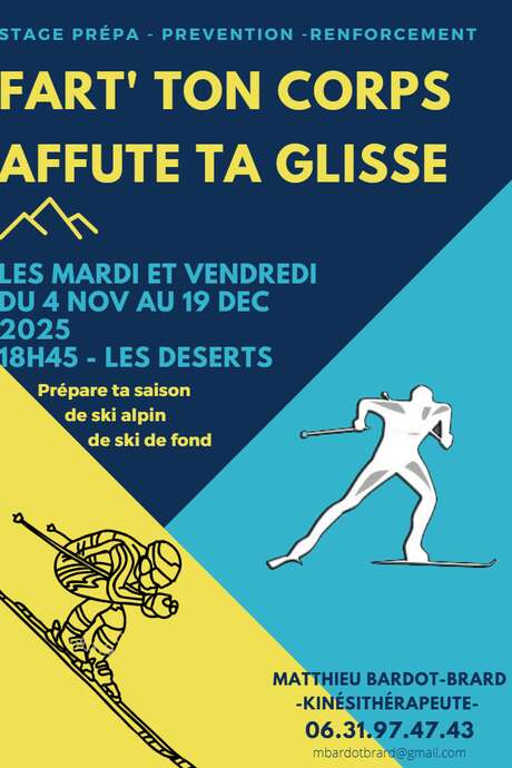 Fart' ton corps, affute ta glisse ! Prépa physique