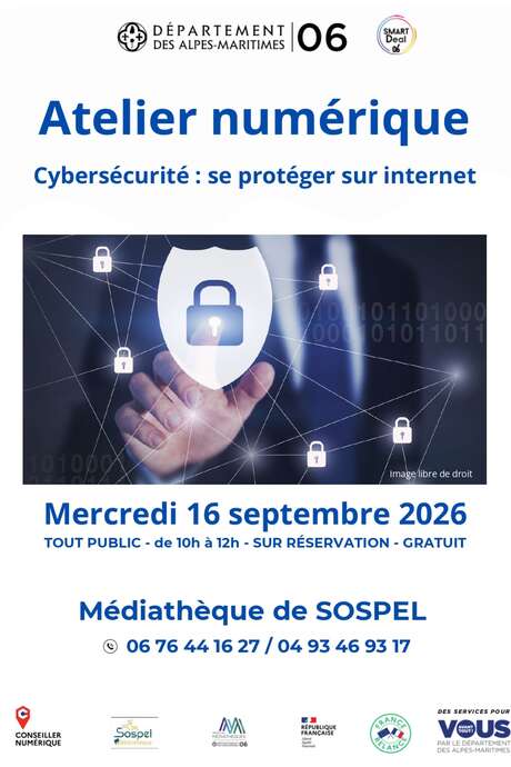 Atelier numérique Cybersécurité : se protéger sur internet