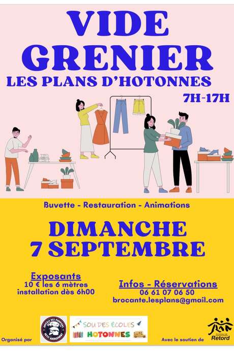 Garage sale in Les Plans d'Hotonnes