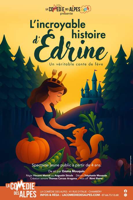 Spectacle Jeune Public : L'incroyable histoire d'Édrine