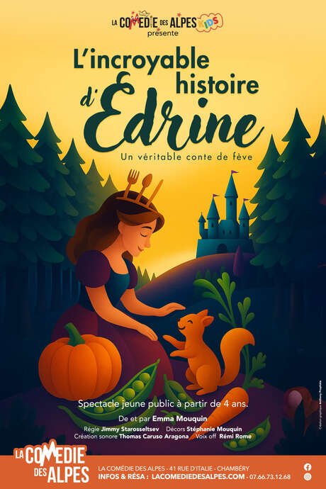 Spectacle Jeunesse : L’Incroyable Histoire d’Édrine