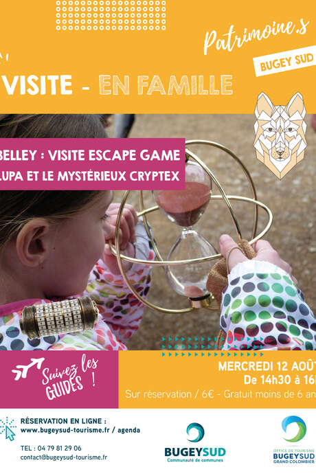Visite en famille : Lupa et le mystérieux cryptex