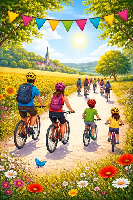 Rando à vélo de la fête du Tour de France