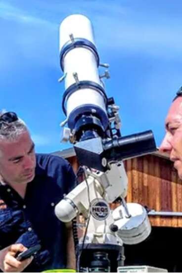 Unpacking my equipment: all the secrets of the telescope... or telescope