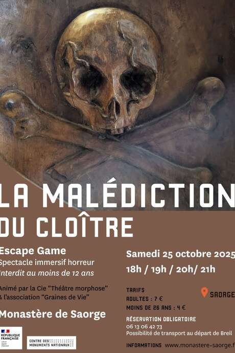 Escape Game : La Malédiction du cloître Escape Game : La Malédiction du cloître