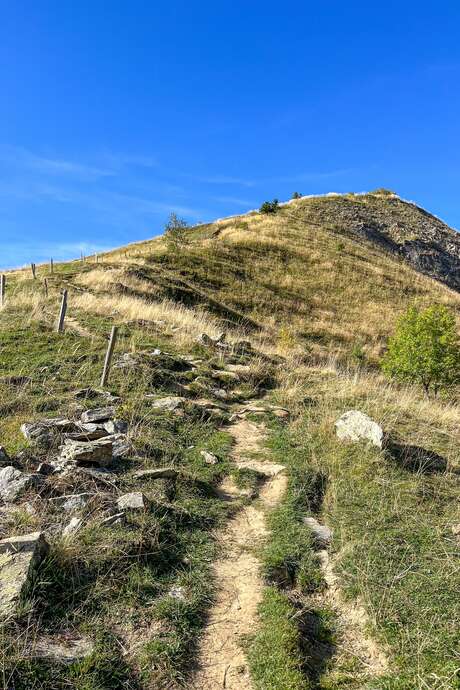 Le Mont-Truc au départ de la Frasse