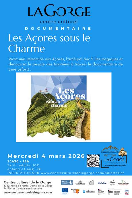 Documentaire "Les Açores sous le charme" au Centre Culturel de la Gorge