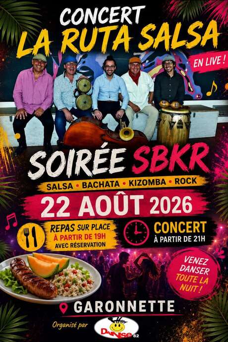 Soirée SBKR avec La Ruta Salsa en live