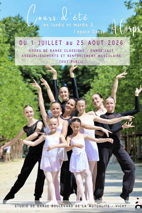 Cours d'été Espace Danse à corps