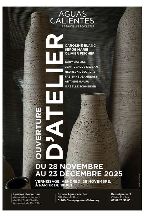 Ouverture d'atelier à l'Espace Aguascalientes