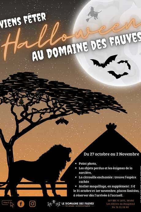 Halloween au Domaine des Fauves Halloween au Domaine des Fauves