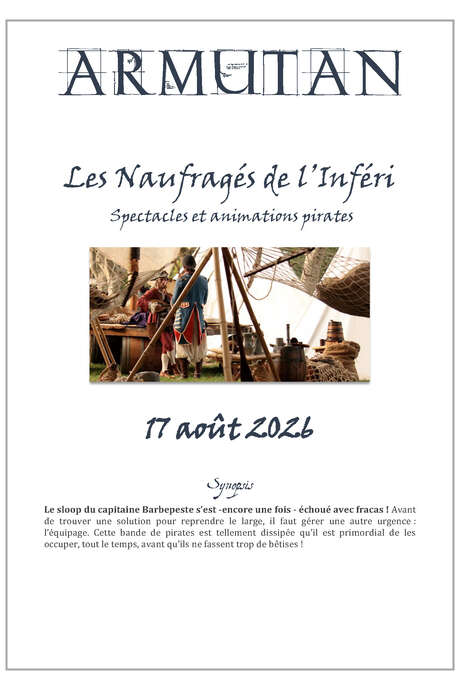 Les naufragés de l'Inféri - spectacles et animations pirates