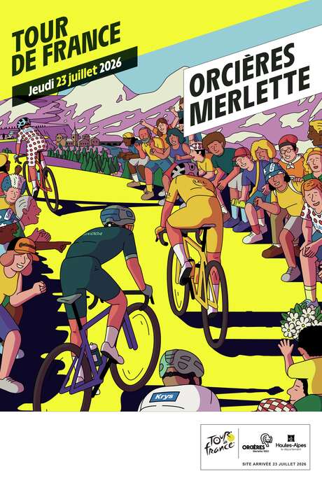 Le Tour de France - Orcières ville d'arrivée