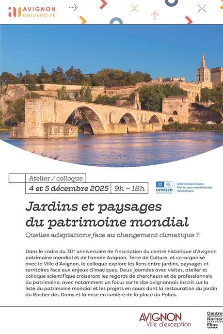 Jardins et paysages du patrimoine mondial - Quelles adaptations face au changement climatique ?