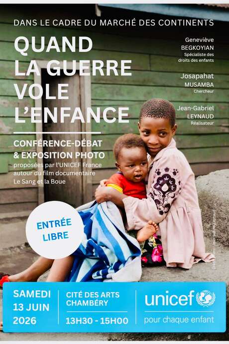 "Quand la guerre vole l'enfance" : Conférence-débat
