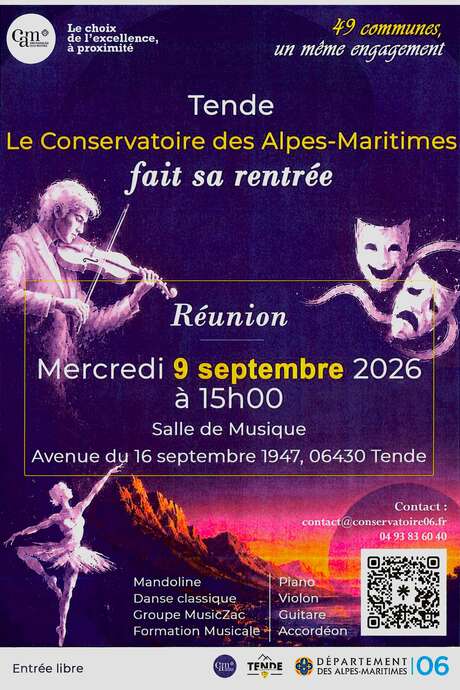 Le Conservatoire fait sa rentrée