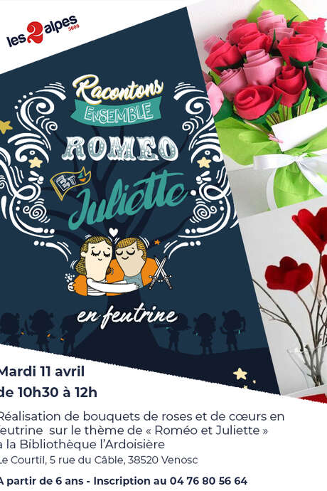 Roméo & Juliette en feutrine