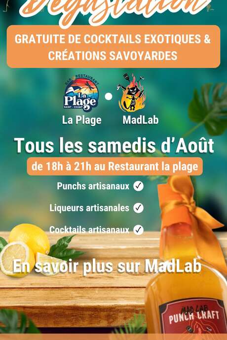 Dégustation de cocktails éxotiques et créations savoyardes