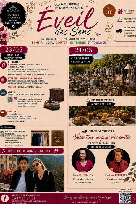 Éveil des sens : salon de bien-être et artisanat local