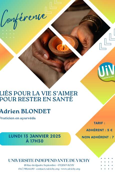 Conférence : liés pour la vie, s'aimer pour rester en santé