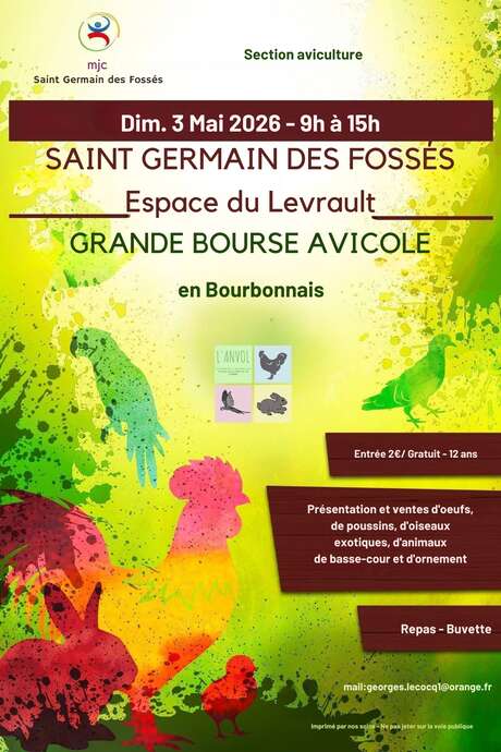 27ème Grande Bourse Avicole en Bourbonnais